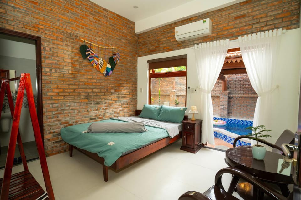 Bed, Living room, Photo of the whole room, Seating area, Dining area, Bedroom, air conditioner