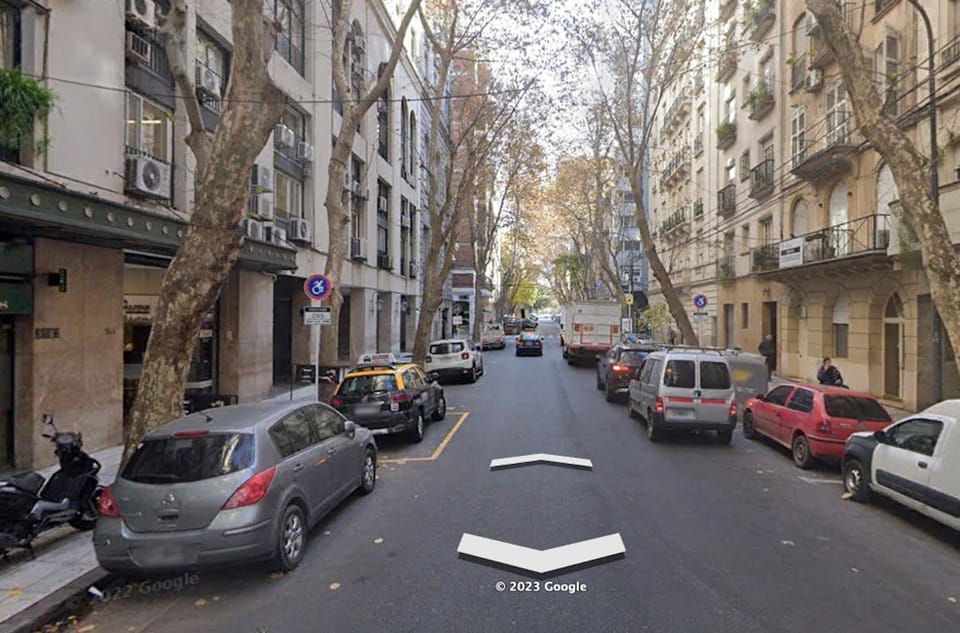 Quiet street view