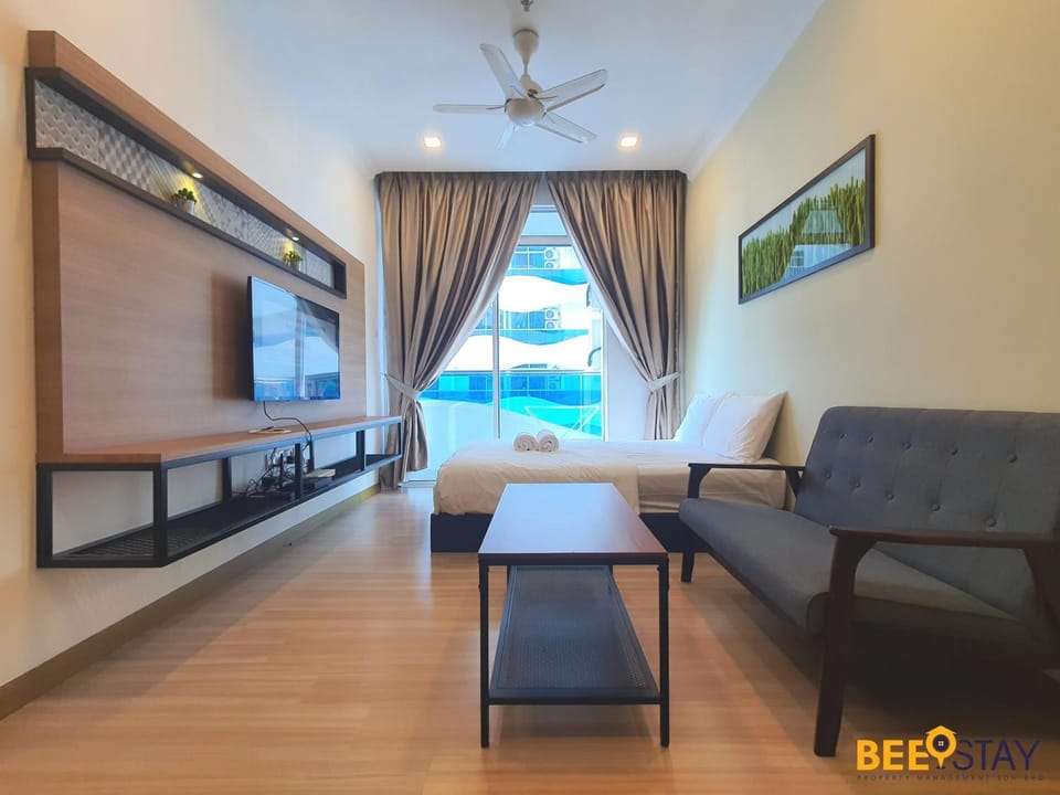 Bed, Living room