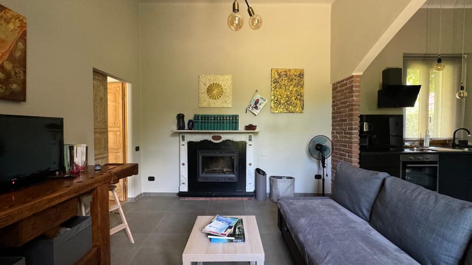 TV and multimedia, Living room, Seating area, Evening entertainment, fireplace