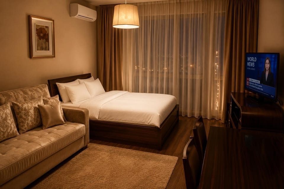Communal lounge/ TV room, Living room, Bedroom