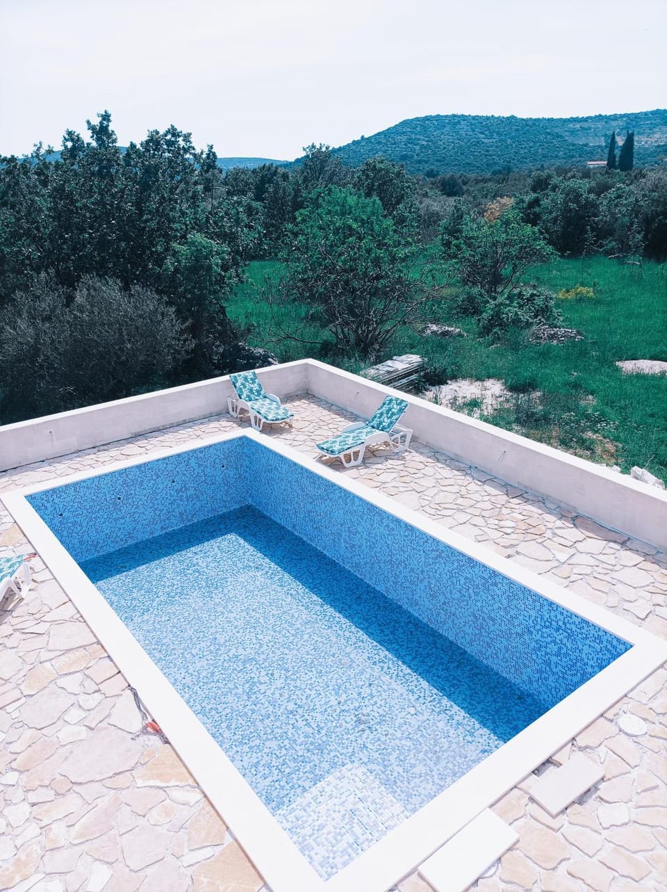 Natural landscape, Mountain view, Pool view
