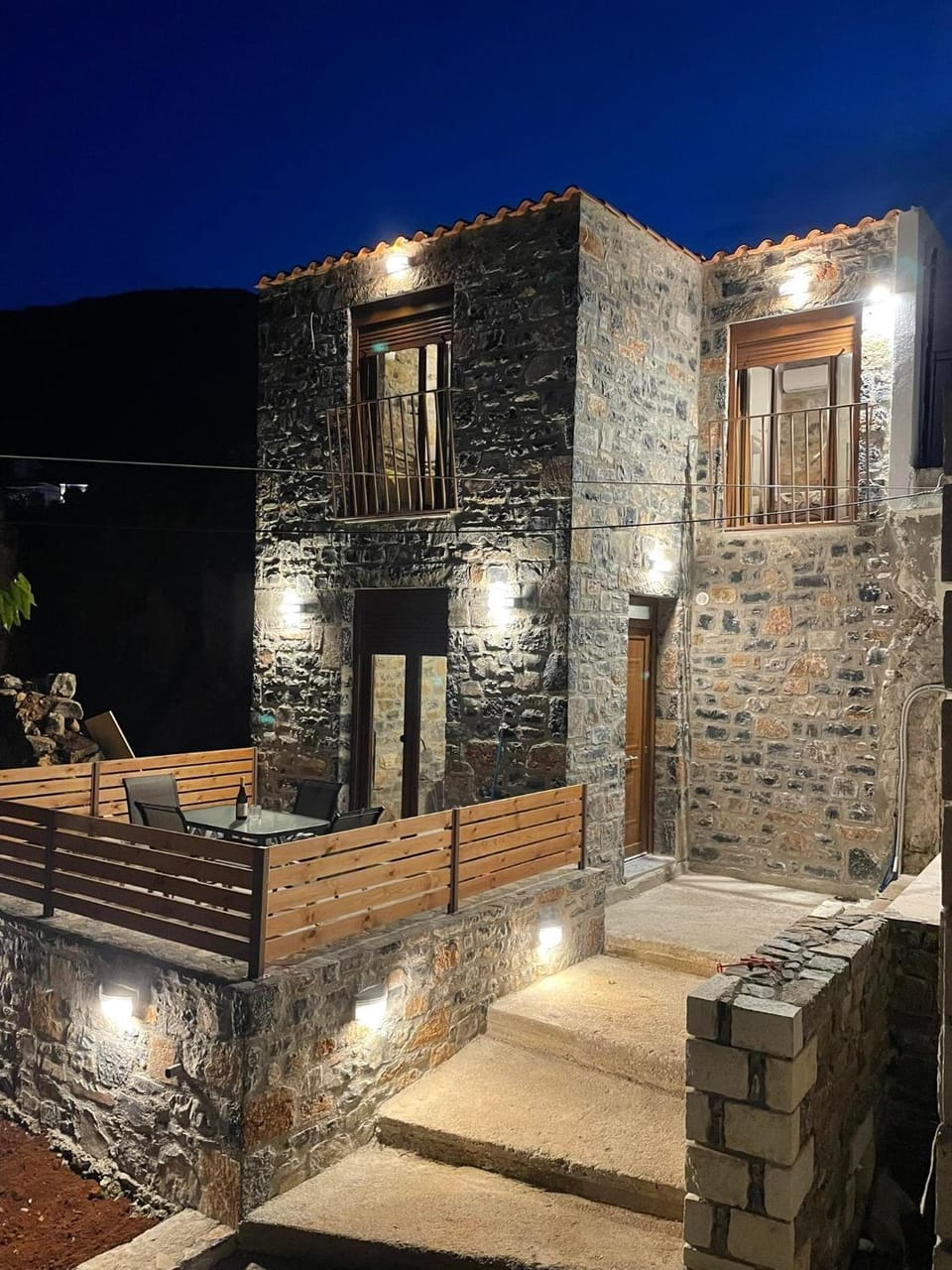 Property building, Patio, Night, View (from property/room)