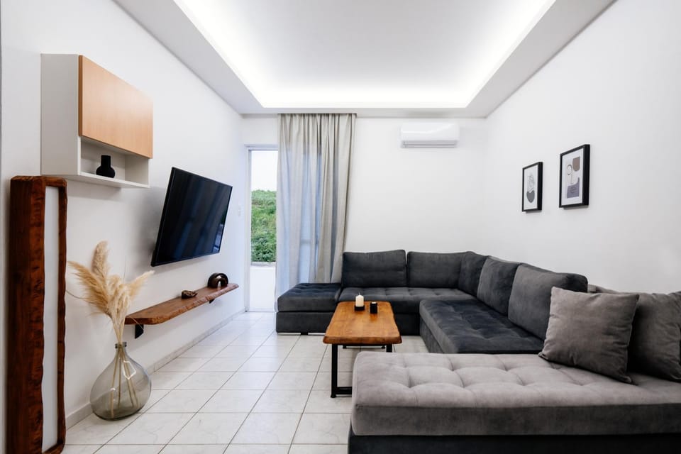 Living room, Seating area, air conditioner