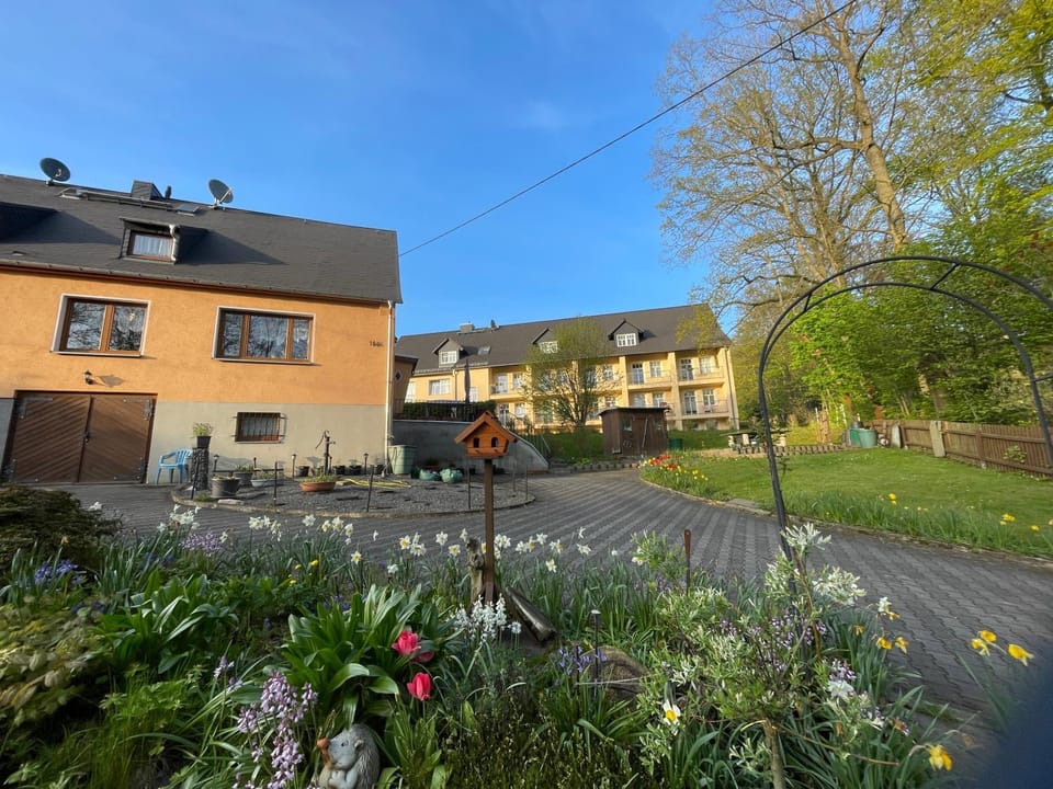 Property building, Garden view