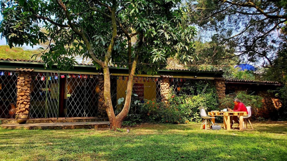 Property building, Patio, Garden, Garden view