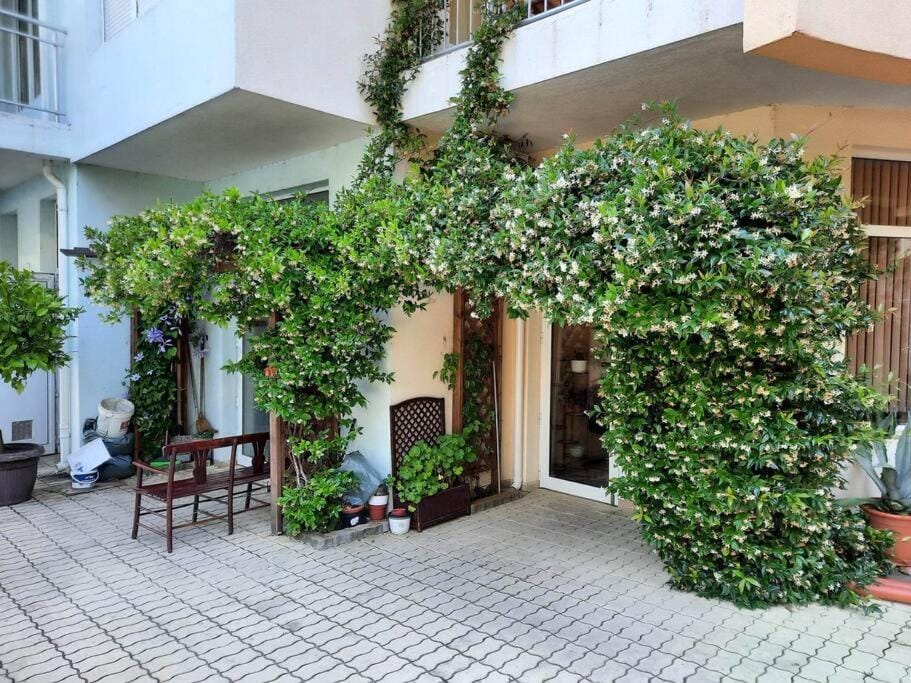 Property building, Patio, Day, Garden, Garden, View (from property/room)
