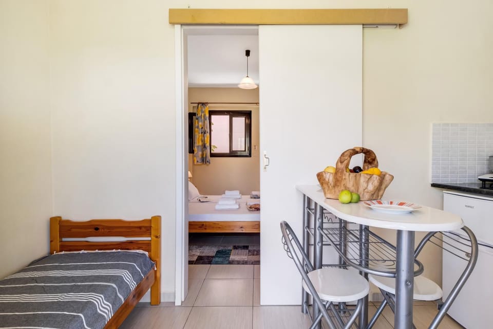 Property building, Living room, Bedroom