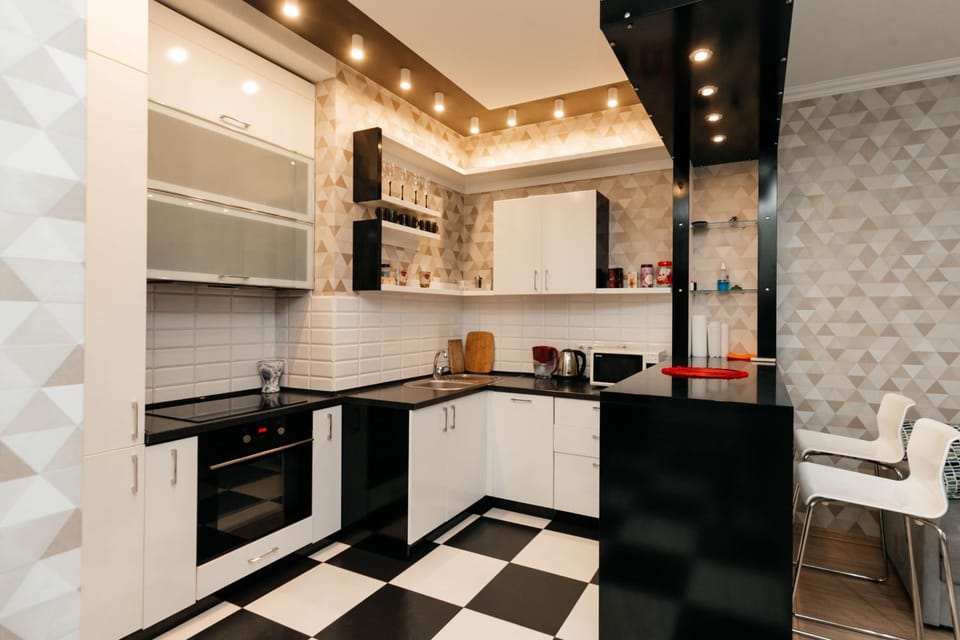Kitchen or kitchenette, Dining area, dishwasher, minibar, pet friendly, stove