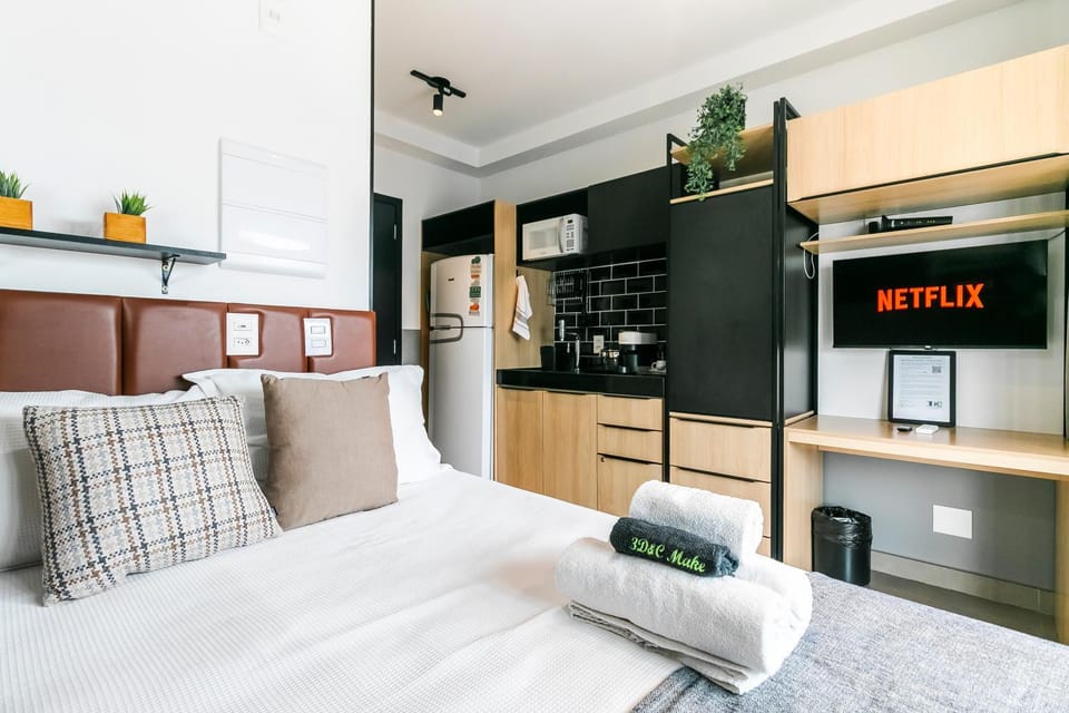 Studio 2113 com Garagem ao lado metro Oscar Freire prox-H das clínicas Apartment in Sao Paulo City
