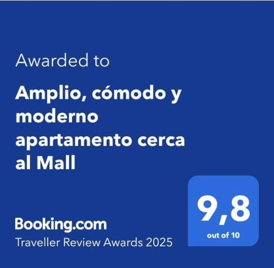 Amplio, cómodo y moderno apartamento cerca al Mall Apartment in San Borja