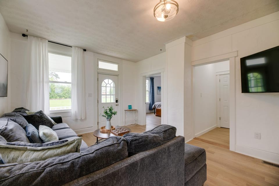 Modern Family Home in Mason with Backyard and Fire Pit House in Mason