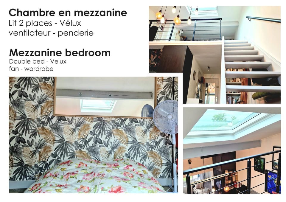 Studio mezzanine entier à 5min de la plage et de St tropez Apartment in Gassin