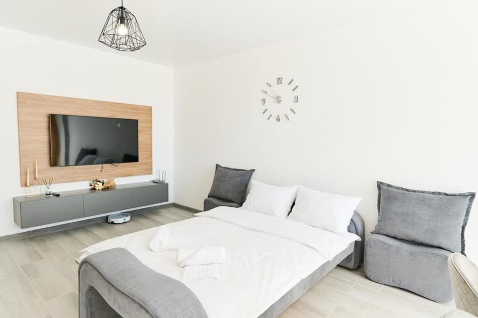 Bed, TV and multimedia, Living room