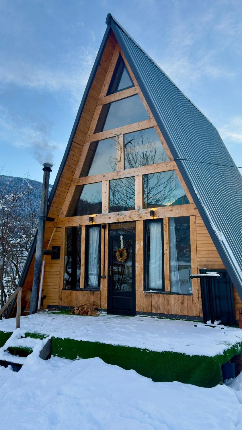 A-frame mestia Apartment in Georgia