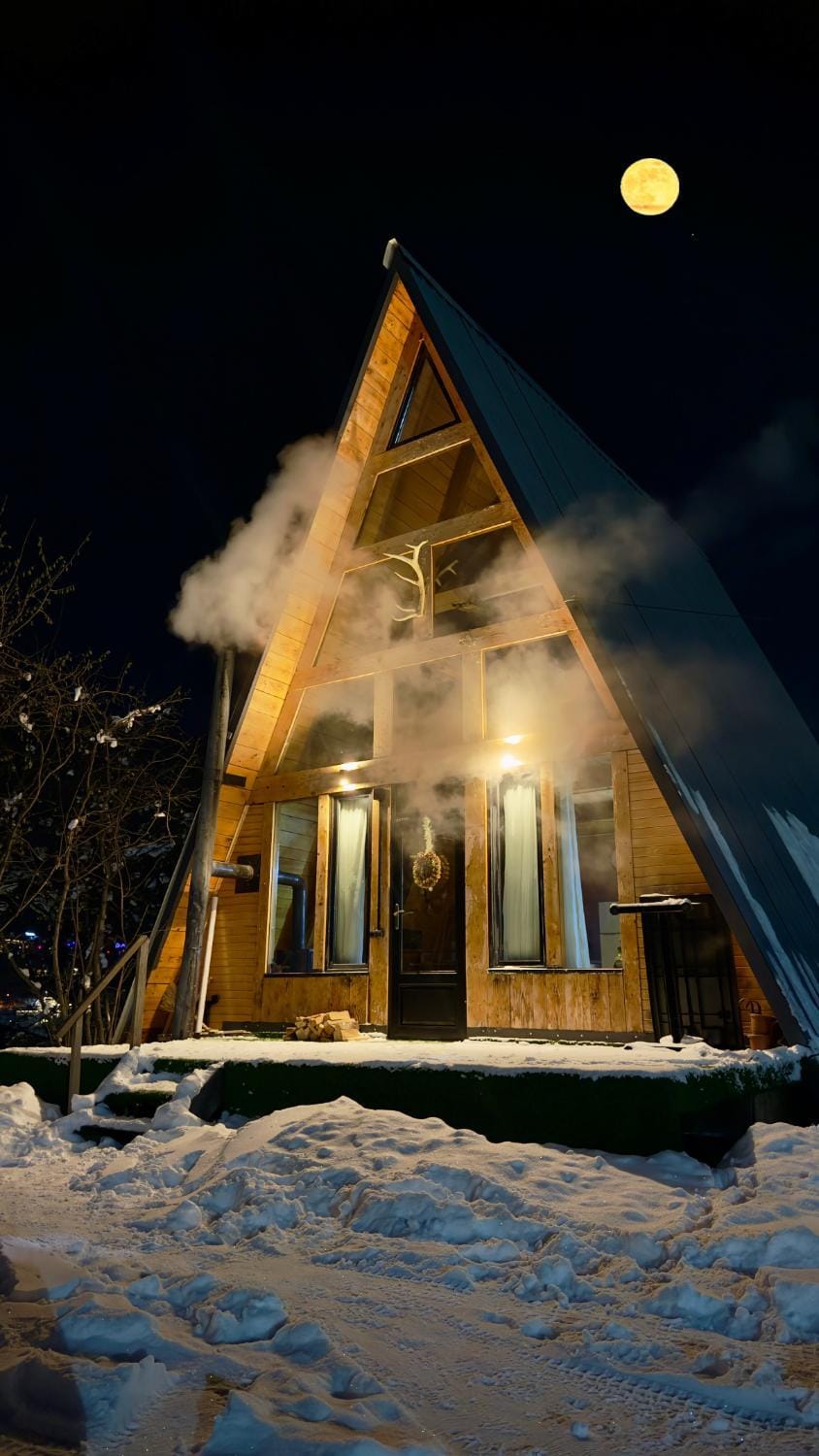 A-frame mestia Apartment in Georgia