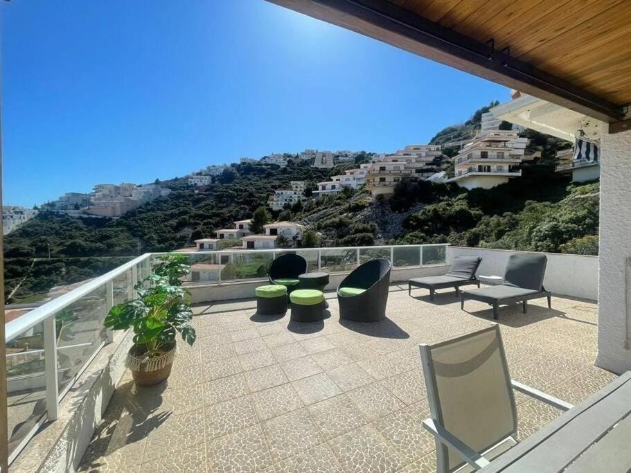 Natural landscape, View (from property/room), Balcony/Terrace, Mountain view