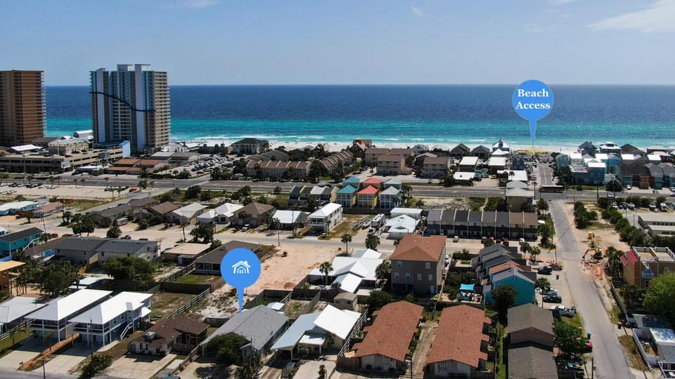 Nearby landmark, Neighbourhood, Bird's eye view, Beach, Location