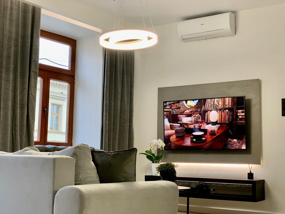 TV and multimedia, Living room, Seating area, air conditioner