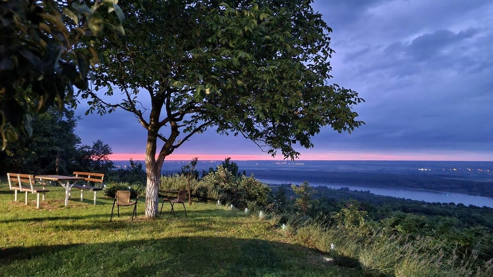 River view, Sunset
