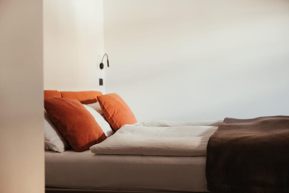 Bed, Living room, Photo of the whole room, Seating area, Bedroom