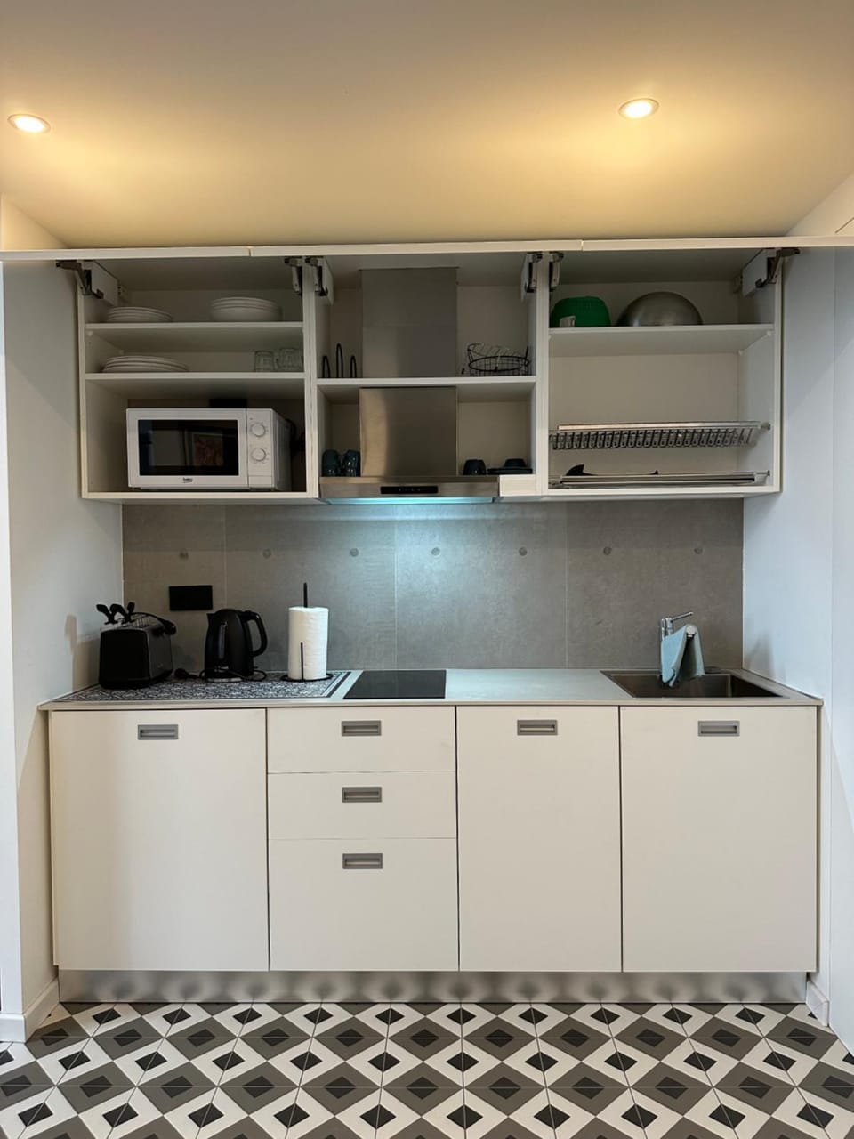 Coffee/tea facilities, Kitchen or kitchenette, minibar, stove, toaster