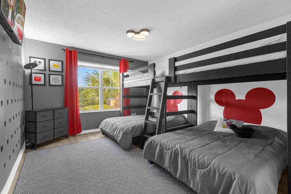 Bed, Photo of the whole room, Bedroom, bunk bed