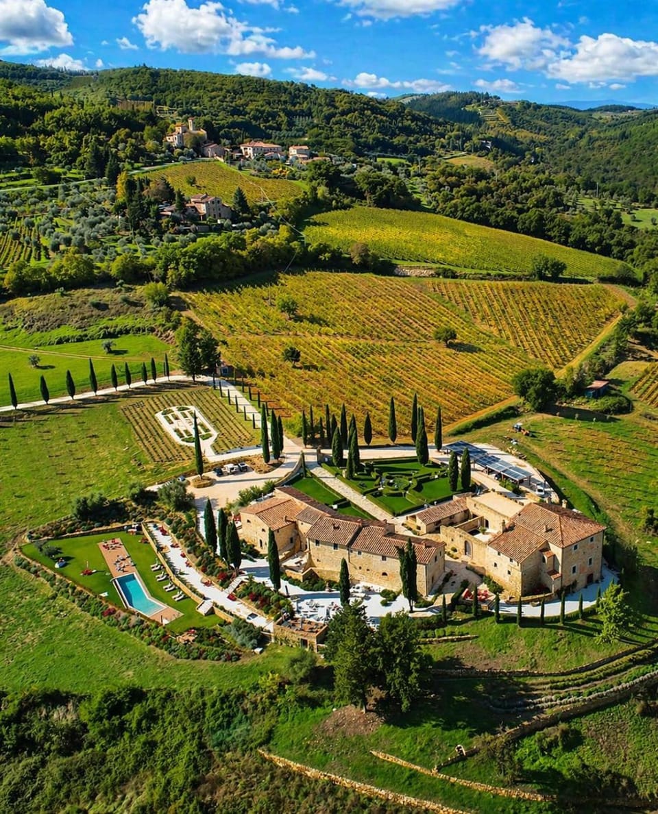 Natural landscape, Bird's eye view, Mountain view