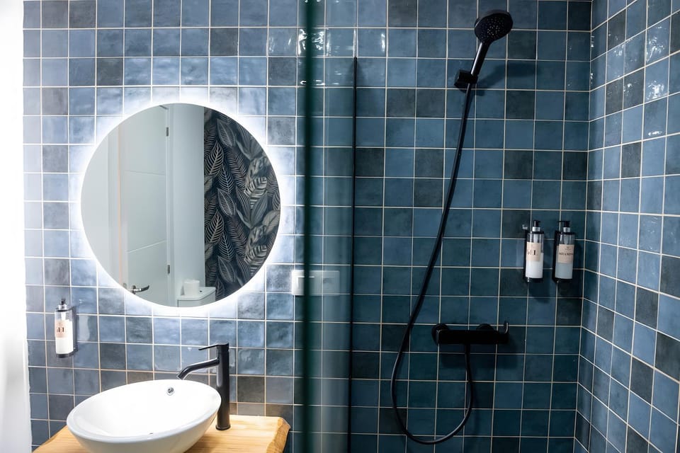 Bathroom, Living room