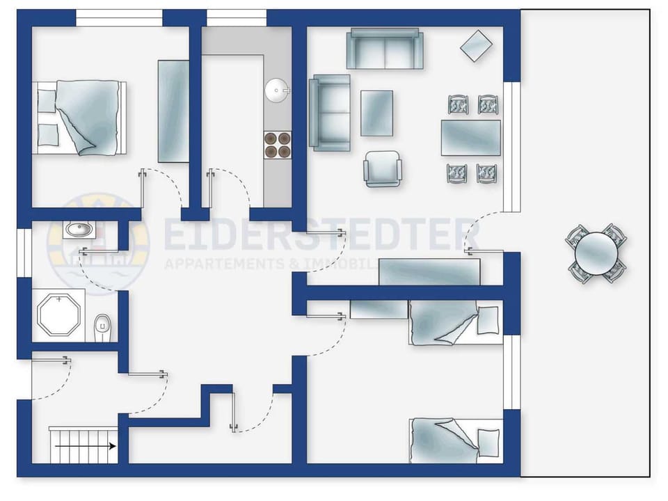 Wohnung Seepferdchen ID 251 Apartment in Sankt Peter-Ording