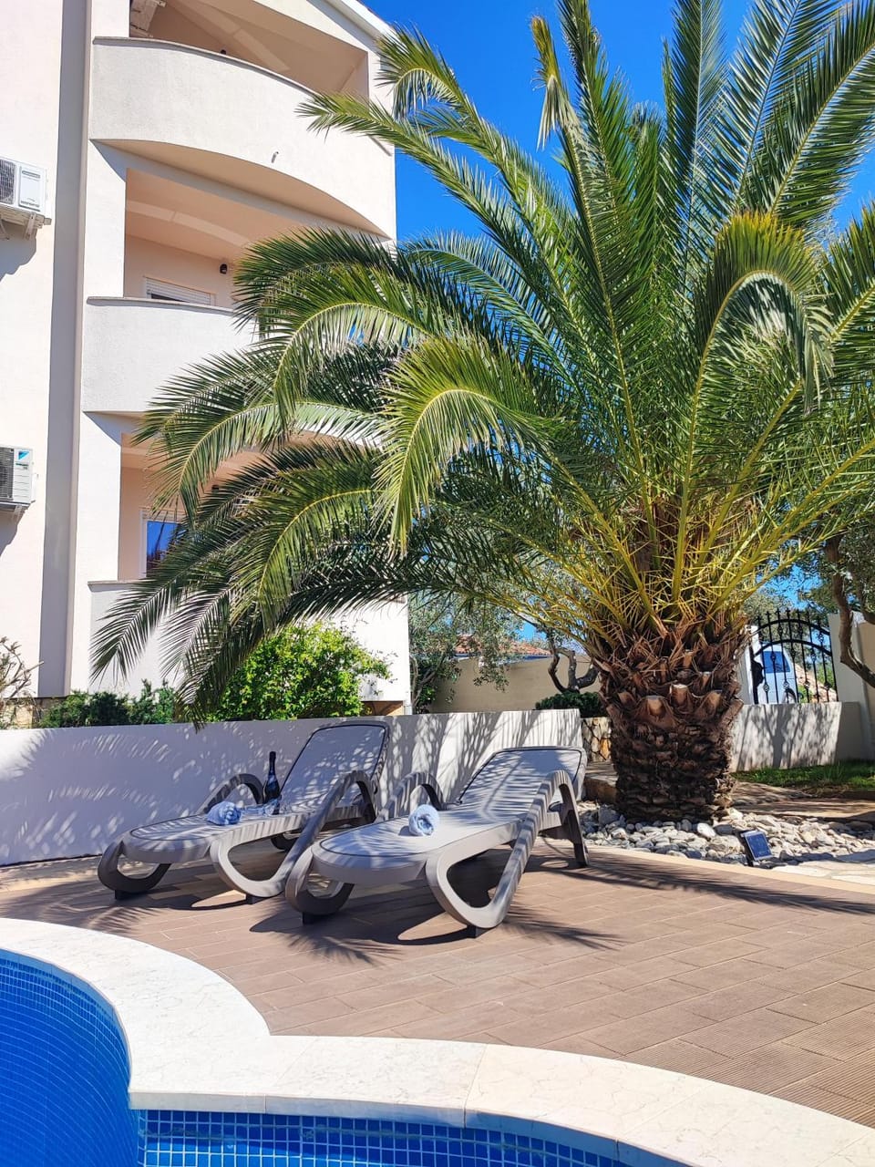 Patio, Day, Pool view, Swimming pool, sunbed
