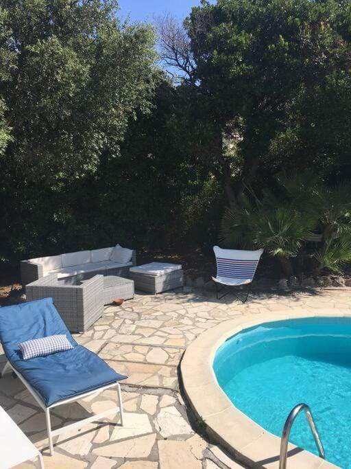 Villa climatisée, vue mer et colline avec piscine Villa in Sainte-Maxime