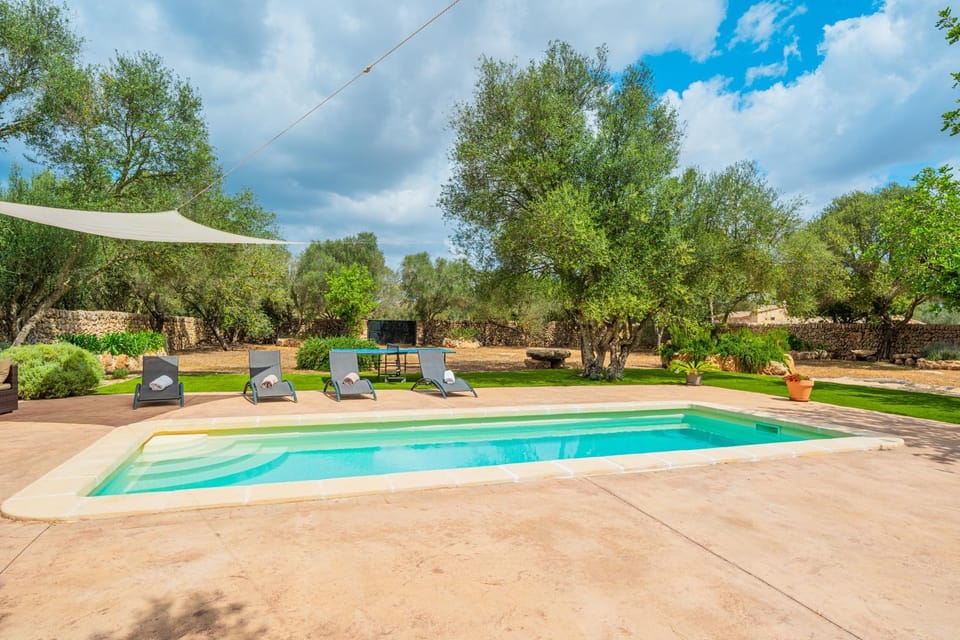 Property building, Living room, Swimming pool
