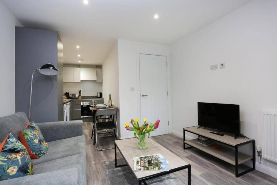 Kitchen or kitchenette, Living room, Dining area