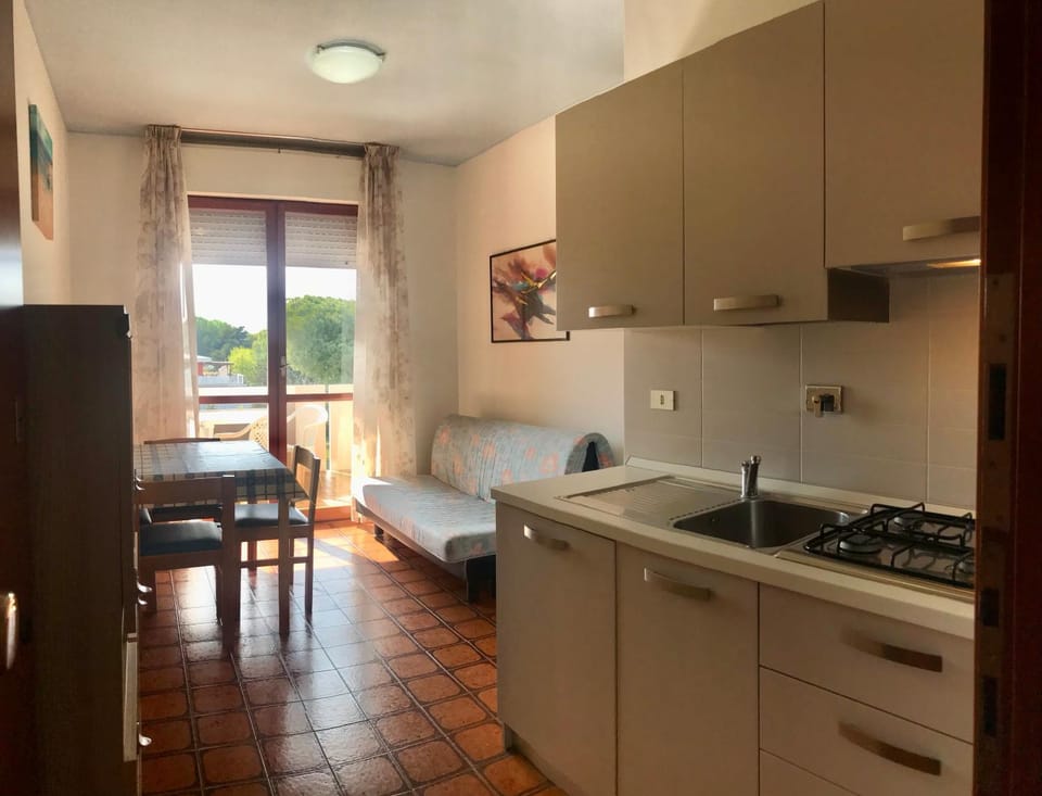 Kitchen or kitchenette, Dining area, stove