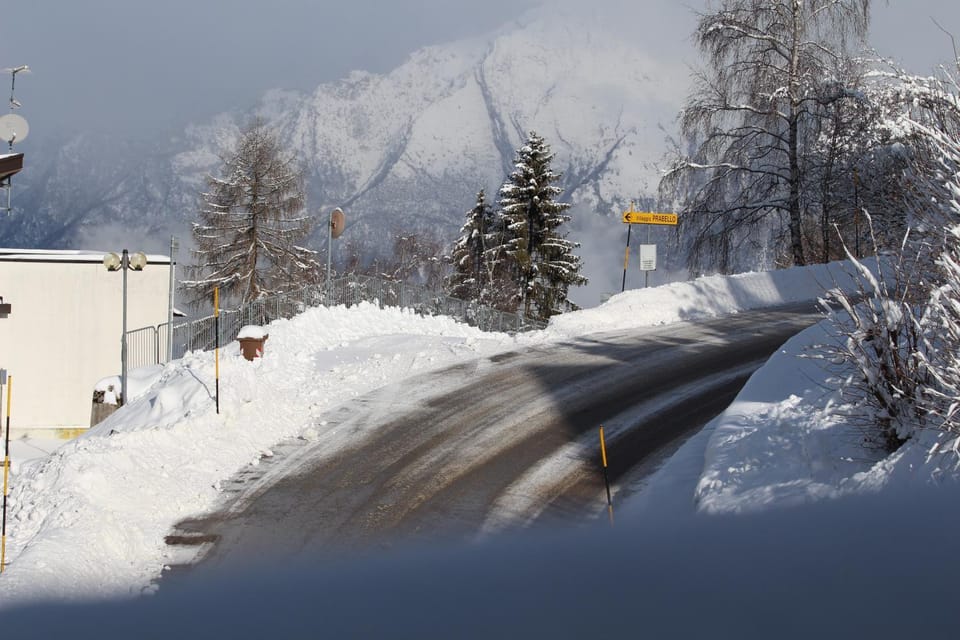 Day, Natural landscape, Winter, Mountain view