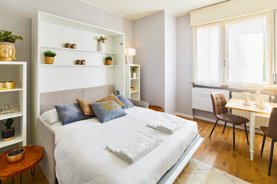 Bed, Decorative detail, Bedroom, air conditioner