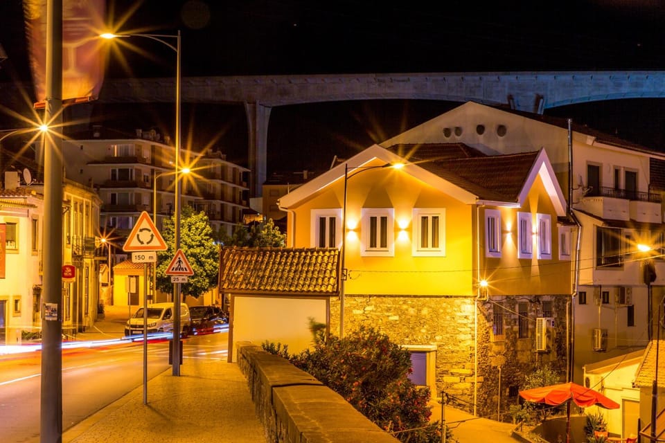 Property building, Night, City view, Street view, Location