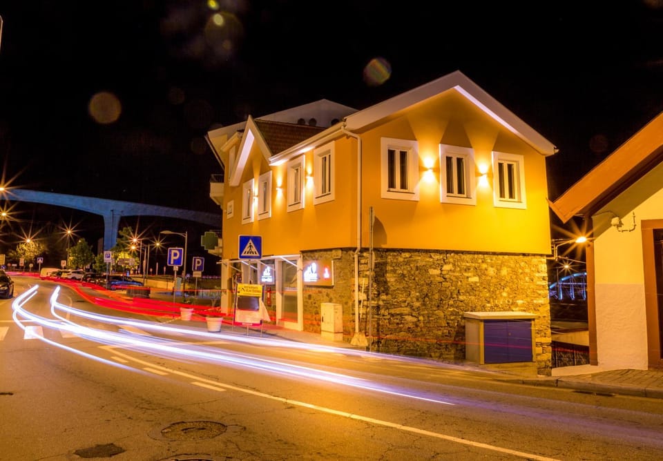 Property building, Night, Street view, Location