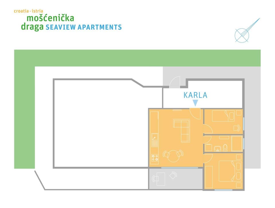 seaview apartments croatia KARLA Apartment in Primorje-Gorski Kotar County