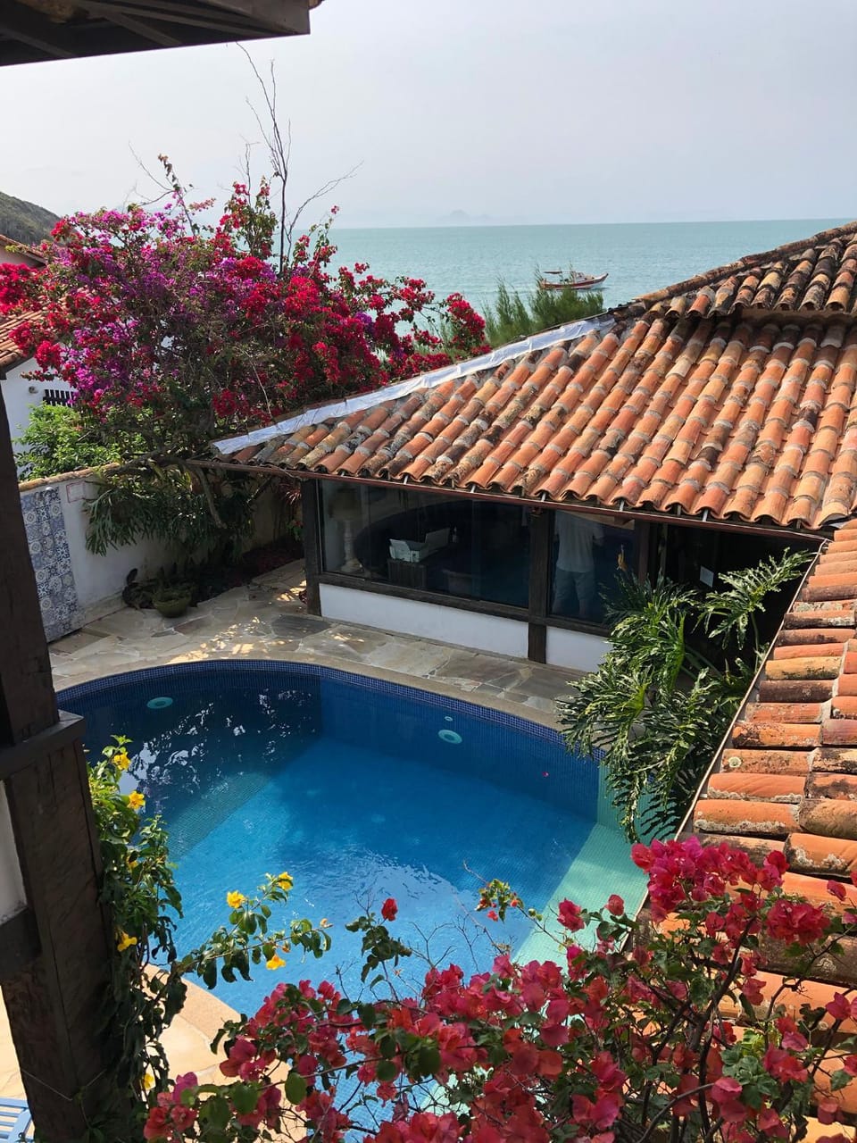 Pool view, Sea view, Swimming pool