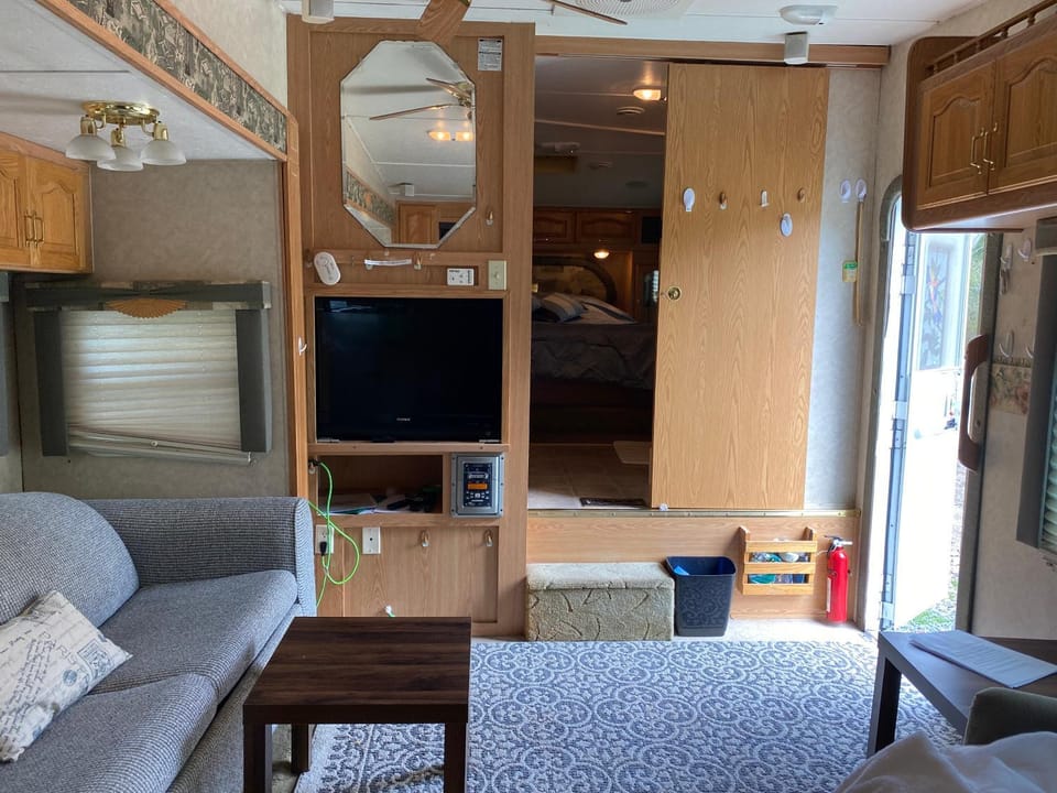 Comfortable RV in a farm Campground/ 
RV Resort in Vancouver Island