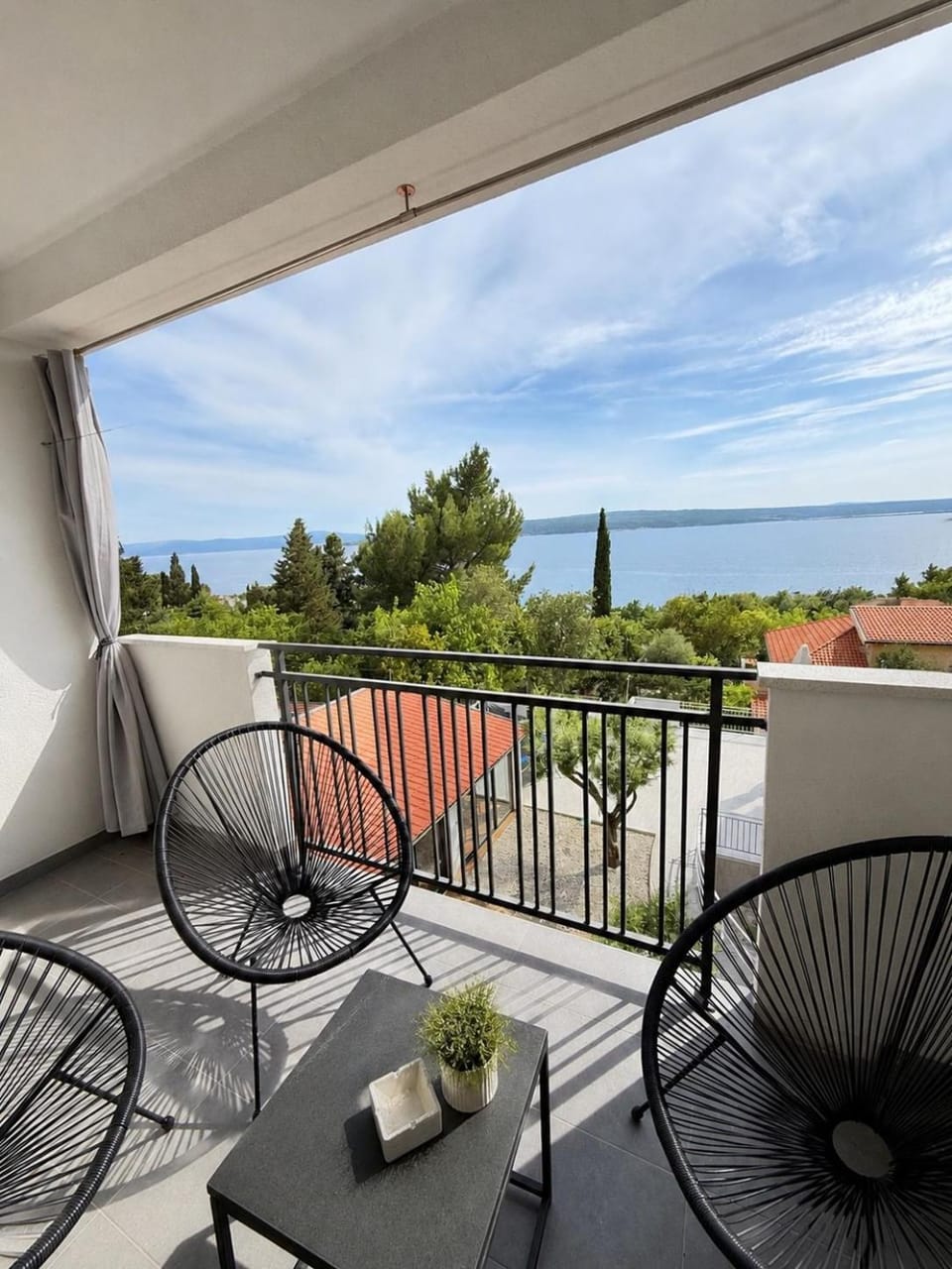 View (from property/room), Balcony/Terrace, Sea view