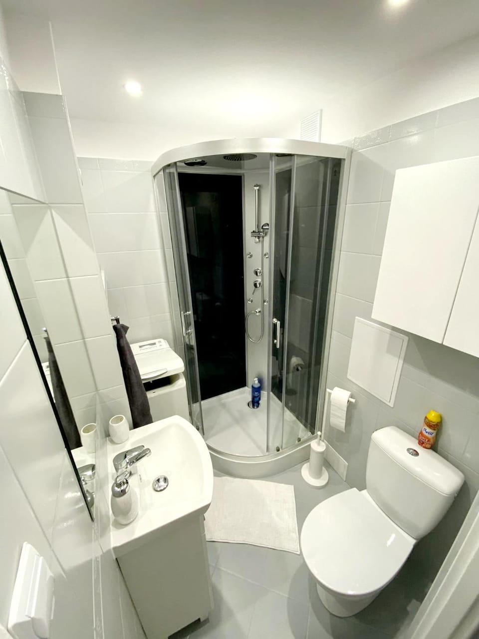 Shower, Toilet, Bathroom, towels