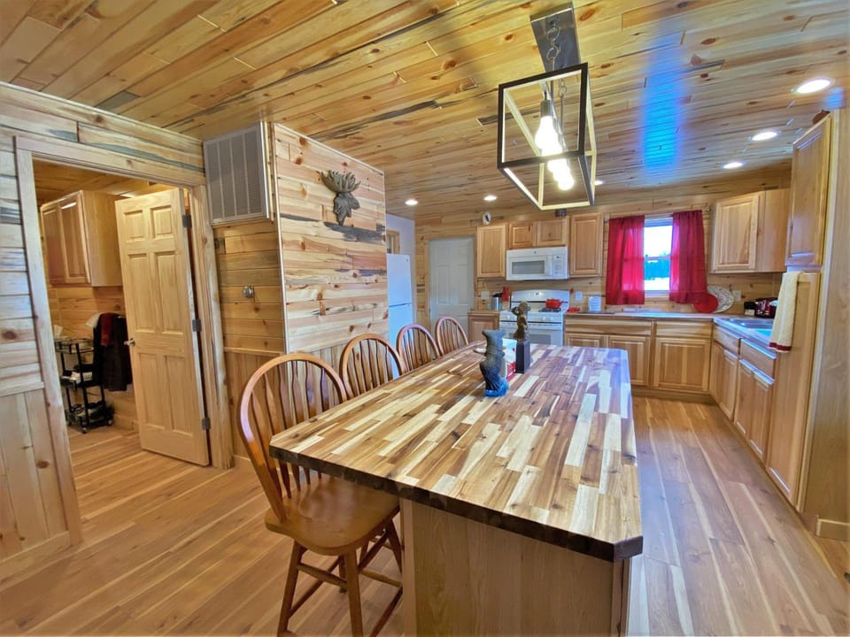 The Red Pine House in Saint Ignace