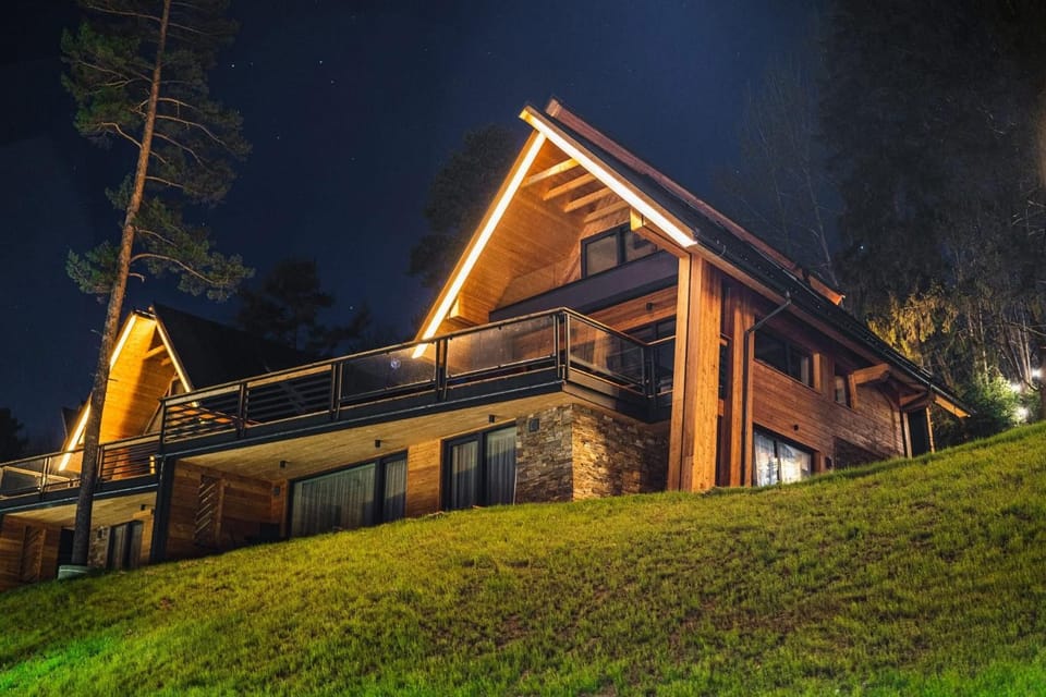 Property building, Night, Natural landscape
