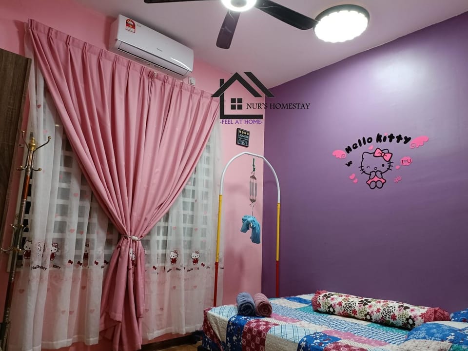 Bed, Bedroom, air conditioner