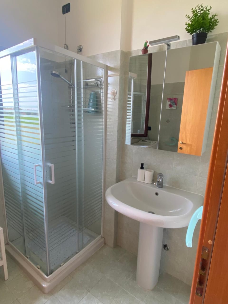 Shower, towels