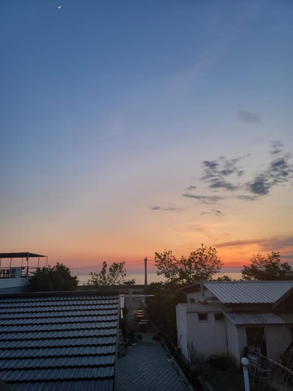 Sea view, Sunset