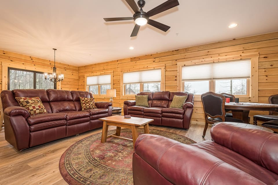 Living room, Seating area, Garden view, furniture